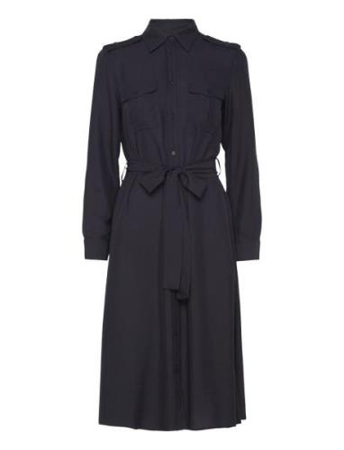 Reg Pocket Shirt Dress Polvipituinen Mekko Navy GANT