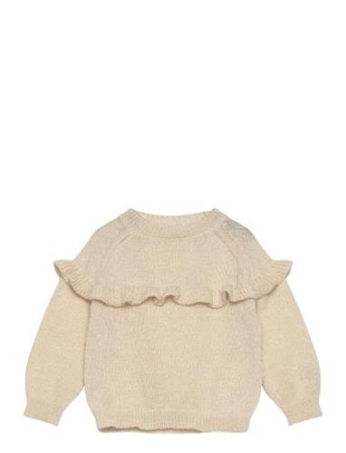 Nmfosminna Ls Knit Tops Knitwear Pullovers Cream Name It