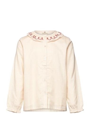 Shirt Woven Tops Blouses & Tunics Cream En Fant