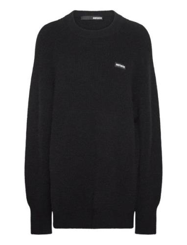 Over D Sweater Tops Knitwear Jumpers Black ROTATE Birger Christensen