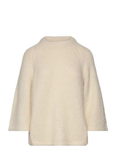 Fqgrslulu-Pullover Tops Knitwear Jumpers Cream FREE/QUENT