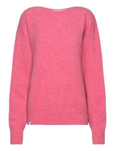 Aino Knit Tops Knitwear Jumpers Pink Makia