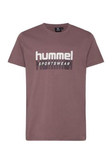 Hmltukas T-Shirt S/S Sport T-shirts Short-sleeved Burgundy Hummel