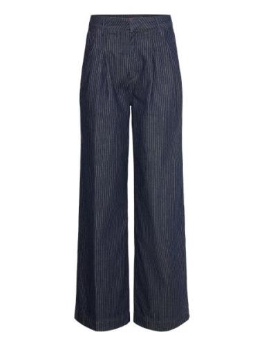 Gisari Bottoms Jeans Wide Navy HUGO