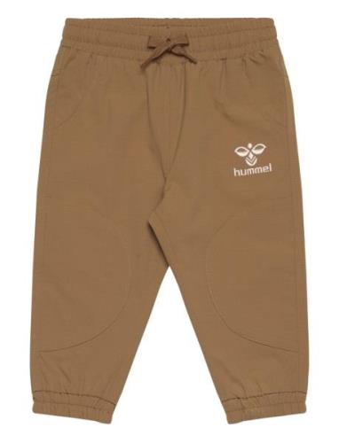 Hmlwalky Pants Sport Sweatpants Brown Hummel