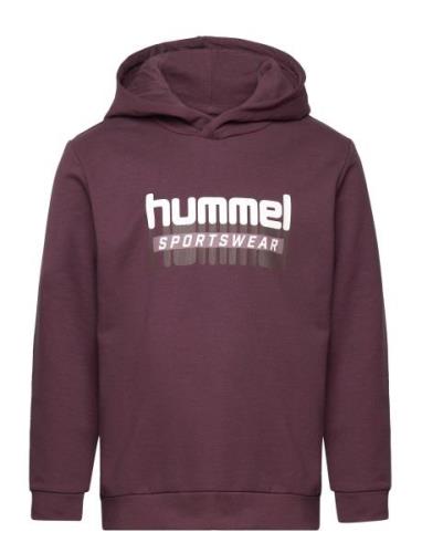 Hmltukas Hoodie Tops Sweat-shirts & Hoodies Hoodies Purple Hummel