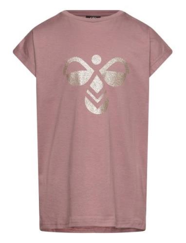 Hmldiez T-Shirt S/S Sport T-shirts Short-sleeved Pink Hummel