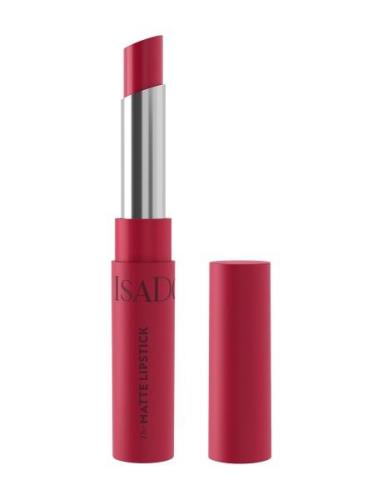 The Matte Lipstick 22 Power Red Huulipuna Meikki Pink IsaDora