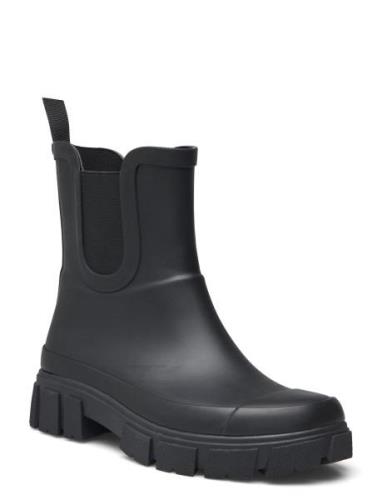 Rain Boots - Mid Height With E Kumisaappaat Kengät Black ANGULUS