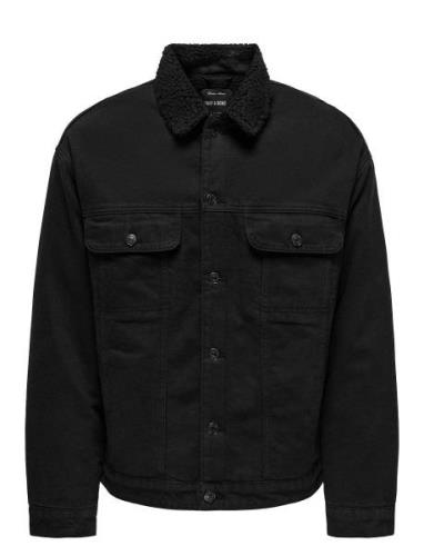 Onswilson Sherpa Blk 0971 Dnm Jacket Farkkutakki Denimtakki Black ONLY...