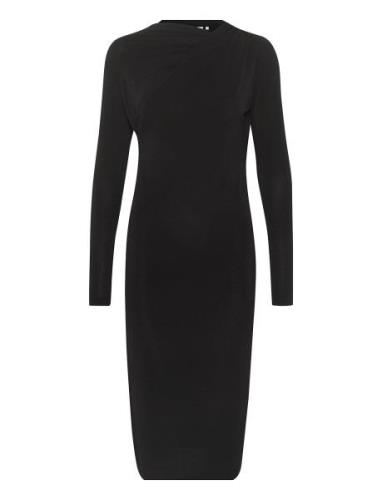 Kaaida Jersey Dress Polvipituinen Mekko Black Kaffe