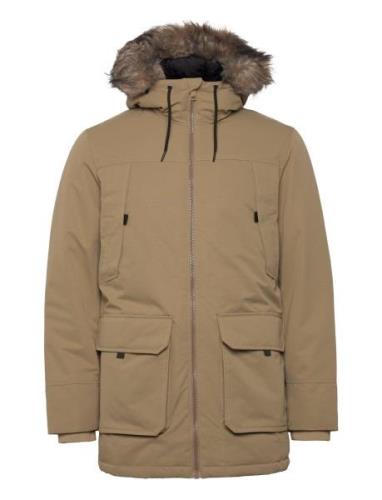 Jjeconstruct Faux Fur Parka Sn Parka Takki Beige Jack & J S