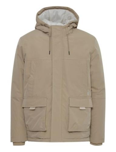 Outerwear Vuorillinen Takki Topattu Takki Beige Blend