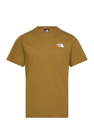 M S/S Redbox Tee Sport T-shirts Short-sleeved Khaki Green The North Fa...