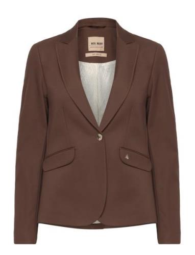 Blake Night Blazer Blazers Single Breasted Blazers Brown MOS MOSH