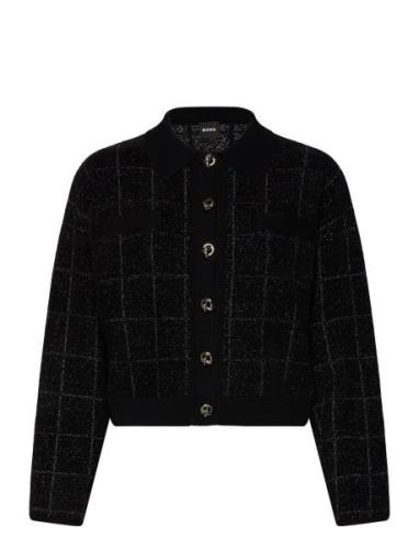 Fironia Tops Knitwear Cardigans Black BOSS