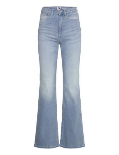 Sylvia Hgh Flare Dh1216 Bottoms Jeans Flares Blue Tommy Jeans