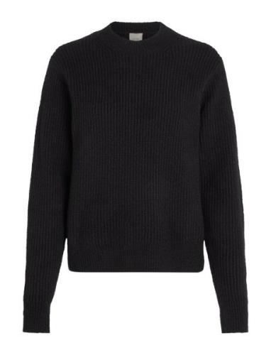 Boucle Rib C-Nk Relaxed Sweater Tops Knitwear Jumpers Black Calvin Kle...