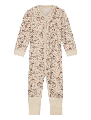 Manui - All-In- Pyjama Sie Jumpsuit Haalari Cream Hust & Claire