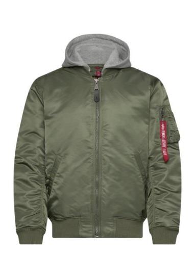 Ma-1 Zh Back Emb Bombertakki Takki Green Alpha Industries