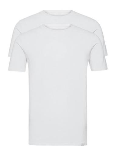 Les Deux Basic T-Shirt - 2-Pack Tops T-shirts Short-sleeved White Les ...