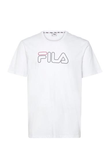 Sofades Logo Tee Tops T-shirts Short-sleeved White FILA