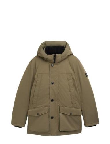 Arctic Parka Parka Takki Khaki Green Tom Tailor