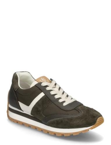 Dani Suede & Leather Sneaker Matalavartiset Sneakerit Tennarit Green L...