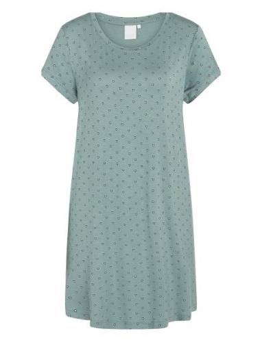 Nicole Shortsleeved Dress Yöpaita Green CCDK Copenhagen