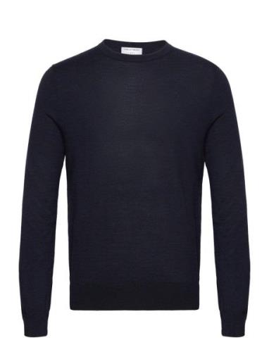 Connor Rws Tops Knitwear Round Necks Navy Tiger Of Sweden