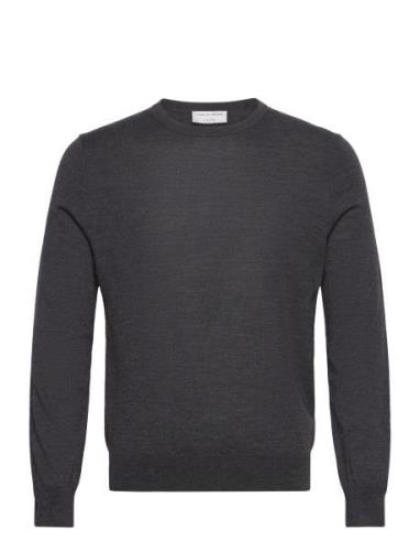 Connor Rws Tops Knitwear Round Necks Grey Tiger Of Sweden