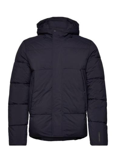 Cfaustin Short Puffer Jacket Vuorillinen Takki Topattu Takki Navy Casu...