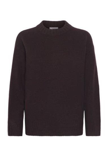 Elena Tops Knitwear Jumpers Brown Reiss