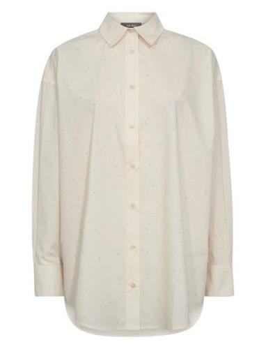 Mmdanika Rhin Shirt Tops Shirts Long-sleeved Cream MOS MOSH