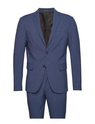 Plain Mens Suit Puku Blue Lindbergh