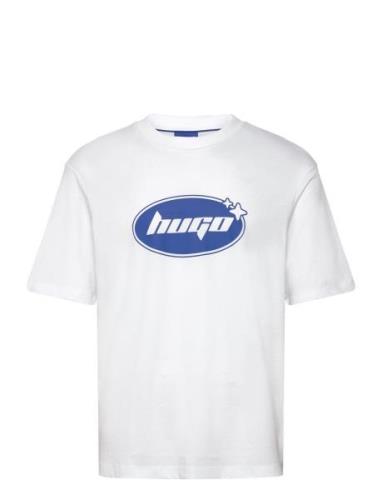 Nugoclean Tops T-shirts Short-sleeved White HUGO BLUE