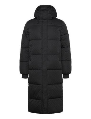 Monogram Puffer Coat Vuorillinen Takki Topattu Takki Black Daily Paper