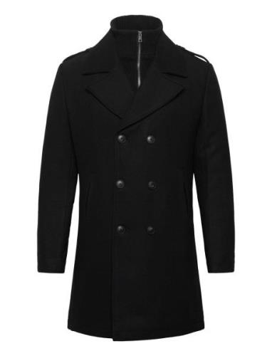 Bs Buckland Slim Fit Coat Villakangastakki Pitkä Takki Black Bruun & S...