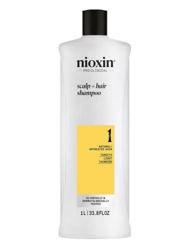 Nioxin System 1 Shampoo For Thinning Hair 1000 Ml Shampoo Nude Nioxin