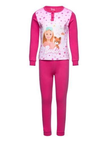 Pyjama Pyjamasetti Pyjama Pink Barbie