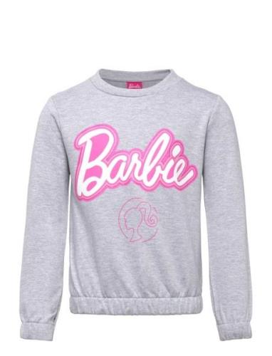 Sweats Tops Sweat-shirts & Hoodies Sweat-shirts Grey Barbie