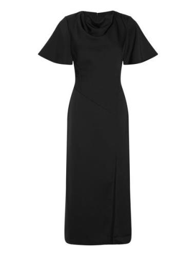 Fenix Satin Dress Maksimekko Juhlamekko Black French Connection