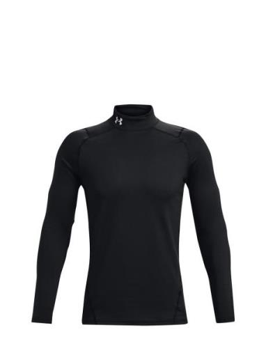 Ua Cg Armour Fitted Mock Tops T-shirts Long-sleeved Black Under Armour