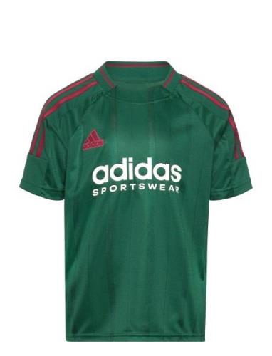 J Np Tee Sport T-shirts Short-sleeved Green Adidas Sportswear