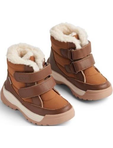 Winterboot Millas Tex Talvikengät Tarroilla Brown Wheat