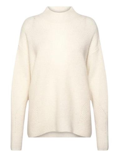 C_Flondassy Tops Knitwear Jumpers Cream BOSS