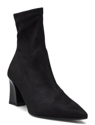 Women Boots Shoes Boots Ankle Boots Ankle Boots With Heel Black Tamari...