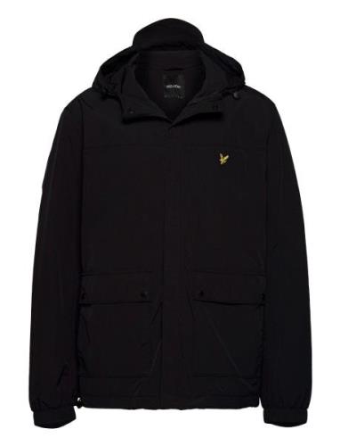 Hooded Pocket Jacket Parka Takki Black Lyle & Scott