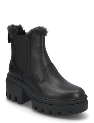 Everleigh Boot Warm Lined Chelsea Shoes Chelsea Boots Black Timberland