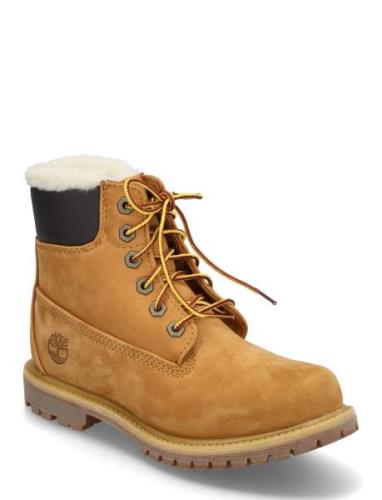 Timberland Premium 6 Inch Warm Lined Waterproof Boot Wheat Shoes Boots...